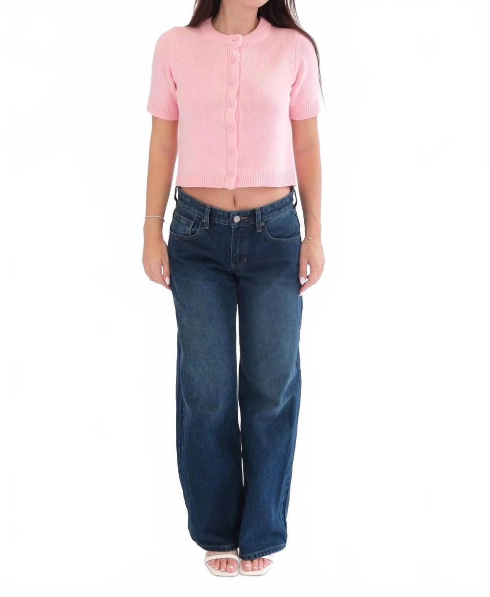 NEW OLIVACEOUS rosie knit sweater in pink